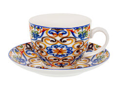 Чашка для чая с блюдцем Сицилия 220мл 922-039