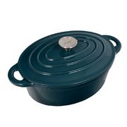 Гусятница с крышкой Tierra dark green 4л 830096