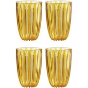 Набор стаканов для воды и сока Dolcevita янтарный 470мл 123900151