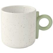 Кружка Creative -White- green 350мл R1740#CRWG