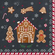 Набор салфеток Gingerbread 33х33см R0414#GING