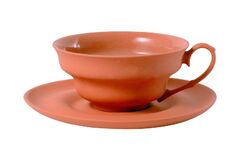 Чашка для завтрака с блюдцем Des Orange 500мл