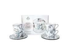 Набор чашек для чая с блюдцами Jenny Tori 250мл