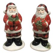 Сільничка та перечниця Різдвяний будиночок Санта 11см 29039