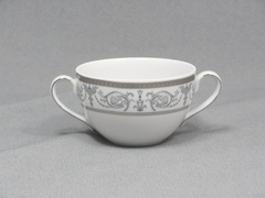 Набір бульйонниць без блюдець Yvonne Платина 350мл