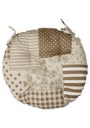 Подушка для стільця Господиня Пэчворк беж 40см 4823093451216