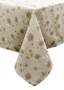 Скатерть Хозяйка Цветы беж 136х180см 4823093450912