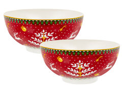 Набор салатников Рождественская коллекция 15см 924-830