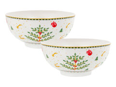 Набор салатников Рождественская коллекция 15см 924-831