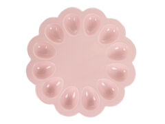 Блюдо для яиц розовое 30см 940-304