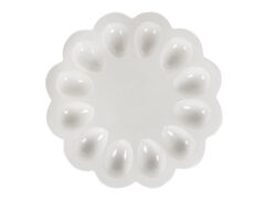 Блюдо для яиц белое 30см 940-303