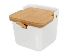 Сільничка з кришкою та ложкою 9х9,5см 944-070