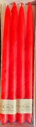 Набір свічок червоний 29см 137-2880