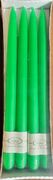 Набор свечей зеленый 29см 137-2897