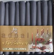 Набір свічок сірий 19см 137-2481