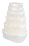 Набор контейнеров пищевых LARG 0496 LIGHT CREAM