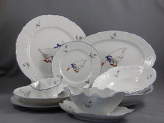 Столовый сервиз без супницы Bernadotte Гуси 6/24