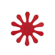 Подставка под горячее красная 29см 9373