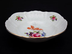 Салатник круглый Bernadotte Мейсенский букет 23см