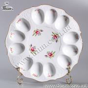 Поднос для яиц Bernadotte Мейсенский букет 27см