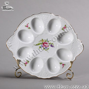 Поднос для яиц Bernadotte Мейсенский букет 25см