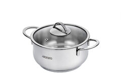 Кастрюля с крышкой Black Mars 1,8л AR0718S - в интернет-магазине Мир посуды Кастрюля с крышкой Black Mars 1,8л AR0718S - Мир посуды