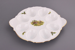 Поднос для яиц Bernadotte Охотничьи сюжеты 25см