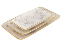 Набор блюд прямоугольных Marble 769-027