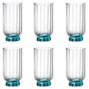 Набір склянок для напоїв Florian Lucent Blue 430мл 199422BCG021990/6