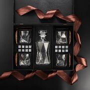Подарочный набор для охлаждения виски со стаканами и графином Bormioli Rocco Cassiopea Whisky Stones 330мл WS406D