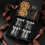 Подарочный набор для охлаждения виски со стаканами Bohemia Timesquare Whisky Stones 320мл WS407