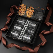 Подарочный набор для охлаждения виски со стаканами Bohemia Timesquare Whisky Stones 320мл WS607