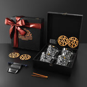 Подарочный набор для охлаждения виски со стаканами Bohemia Glacier Whisky Stones 350мл WS405