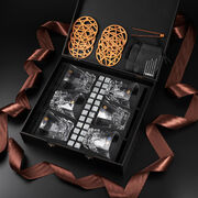 Подарочный набор для охлаждения виски со стаканами Bohemia Crack Whisky Stones 310мл WS608