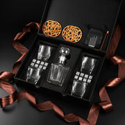 Подарочный набор для охлаждения виски со стаканами и графином Sterling Whisky Stones 300мл WS401D