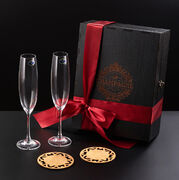 Набір келихів для шампанського Bohemia Milvus 250мл C21