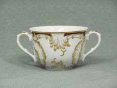 Набір бульйонниць без блюдець Rococo Пурпурний 330мл