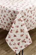 Скатерть с акриловым покрытием Simfoni Красные розочки 180х136см 4823093457126