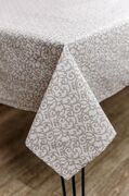 Скатертина з акриловим покриттям Simfoni Капучино вензель 220х136см 4823093457256