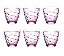 Набір склянок для води Flora Lilac 260мл 384410V42021990