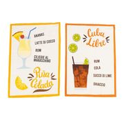 Набор кухонных полотенец Cocktails Pina Colada/Cuba Libre 50х70см 10630-PACHAtowel-2setC