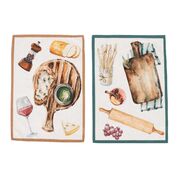Набор кухонных полотенец Italian cuisine Appetizers 50х70см 29489-FOODtowel-2setB