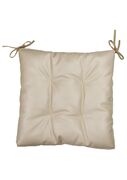 Подушка для стула Экокожа кремовая 40х40см 4823093457621