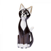 Статуэтка Семья кошек шоколад+белая грудка 35см 19215.1e