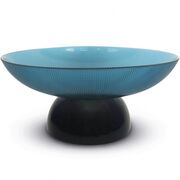 Фруктовница на ножке Home Heritage Blue-black 35см PM0168#BLBK