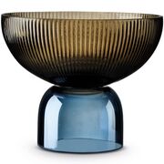 Фруктовница на ножке Home Heritage Coffee-blue 22см PM0167#COBL