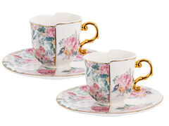 Набор чашек для кофе с блюдцами 100мл 925-054