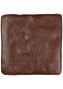 Чохол на табурет Екошкіри коричневий 33х33см 4823093456129