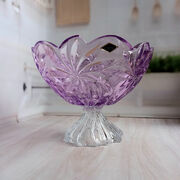 Фруктовница на ножке Flora -Amethyst 28,5см 6KG79 72T30 285 F
