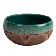 Салатник Флора Разнотравье Морская волна 600мл F090306101417